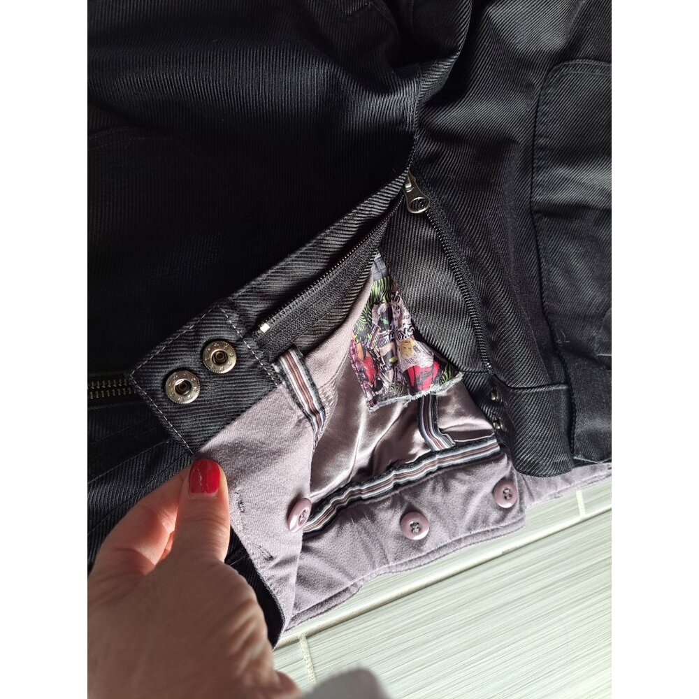 Burton Women's Medium Black Cargo Ski Snowboard Pants Waterproof Adjustable - Picture 6 of 11